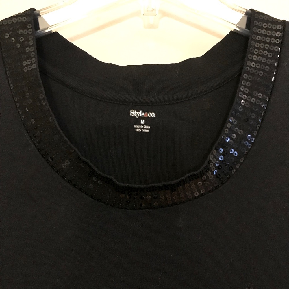 Style & Co embellished T shirt